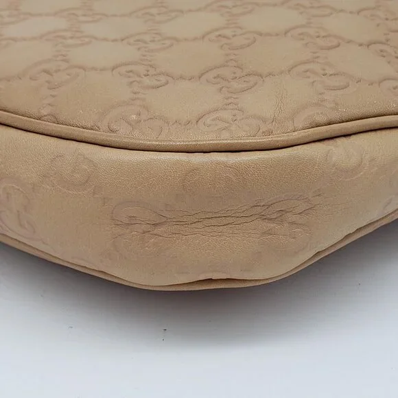 Authentic Gucci Guccissima Horsebit Leather Shoulder Bag 323-022026 - Picture 11 of 16